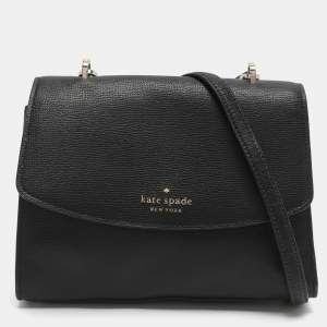 مملوكة مسبقًا Kate Spade Black Leather Crossbody Bag