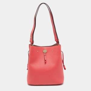 Pre Owned Kate Spade Marti Large Red Leather Bucket Bag
