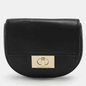 Pre Owned Kate Spade Black Leather Belt Bag