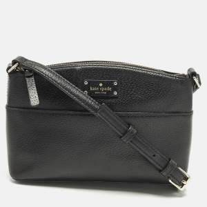 مملوكة مسبقًا Kate Spade Grove Street Millie Black Leather Crossbody Bag