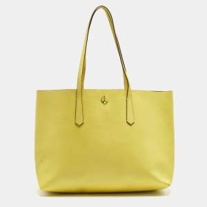 Pre Owned Kate Spade Molly Large Yellow Leather Tote