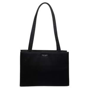 Pre Owned Kate Spade Black Nylon Sam Tote
