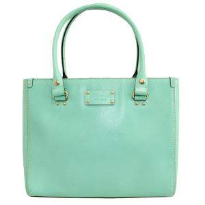 Pre Owned Kate Spade Blue Leather Wellesley Quinn  Totes