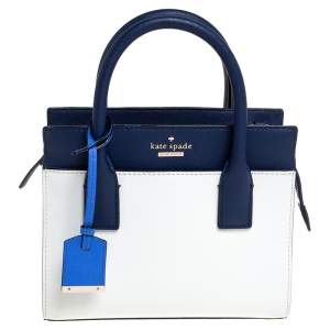 Pre Owned Kate Spade Tri Color Leather Mini Cameron Street Candace Tote