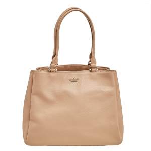 Kate Spade Beige Leather Neve Tote