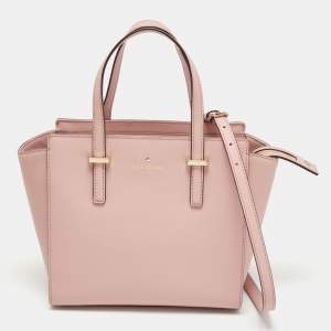Pre Owned Kate Spade Pink Leather Cedar Street Hayden Tote