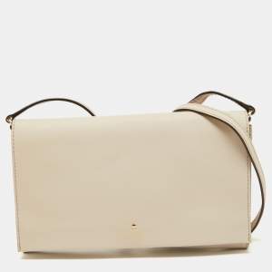 Kate Spade Ivory Saffiano Leather Cedar Street Cali Crossbody Bag