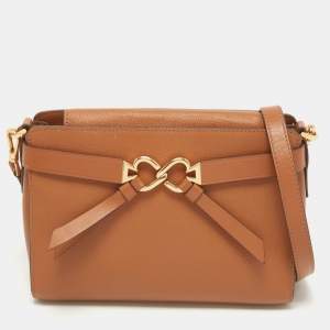 Kate Spade Brown Leather Medium Toujour Crossbody Bag
