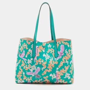 Kate Spade Multicolor Printed Leather Large Bird Party Molly Tote