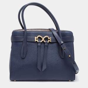 Kate Spade Dark Blue Leather Toujour Tote