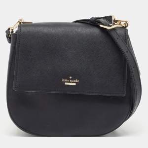 Kate Spade Black Leather Cameron Street Byrdie Crossbody Bag