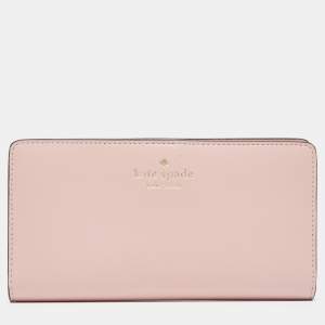 Kate Spade Pink Leather Bifold Wallet 