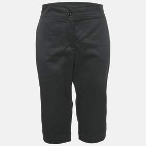 Kenzo Black Cotton Bermuda Shorts XL