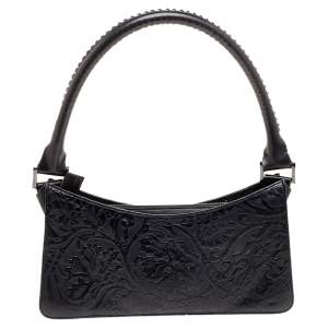 مملوكة مسبقًا Kenzo Black Leather Pochette Bag