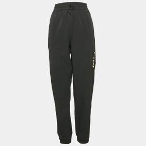 Kith Black Logo Print Nylon Jogger Pants L