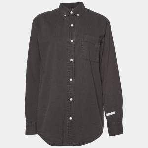 Kith Brown Cotton Seersucker Ora Button Down Shirt XS