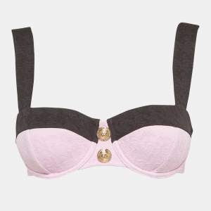 مملوكة مسبقًا L'agence Purple Alexandria Colorblock Bikini Top XS