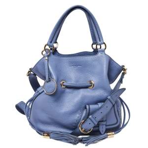 Lancel Lavender Leather Premiere Flirt Bucket Bag