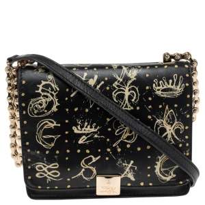 Lancel Black Leather Dalidol Shoulder Bag
