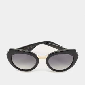 مملوكة مسبقًا Lanvin Black Gradient SLN 717 Cat Eye Sunglasses
