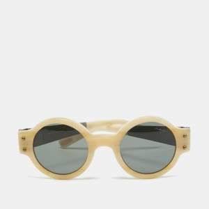 Lanvin Cream Acetate SLN 512S Round Sunglasses