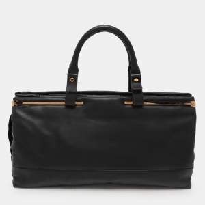 Lanvin Black Leather Satchel