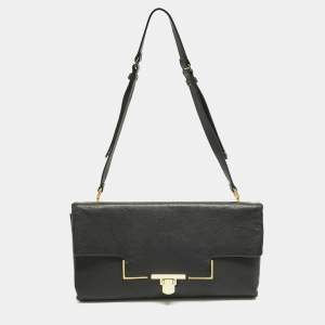 Pre Owned Lanvin Black Leather Miss Sartorial Shoulder Bag