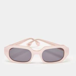 Le Specs Luxe Pink/Black La Dolce Vita Rectangular Sunglasses
