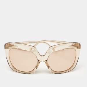 Linda Farrow Rose Gold/Brown LFL/556 Oversized Sunglasses