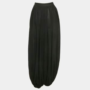 Loewe X Paula's Ibiza Black Cotton Balloon Drop-Crotch Trousers S