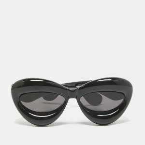 Loewe Black Acetate LW400971Inflated Cat Eye Sunglasses
