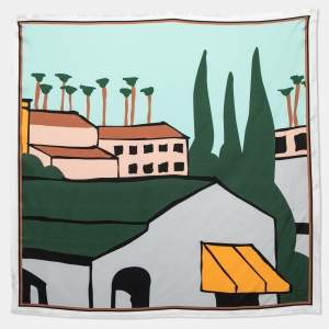 Loewe x Ken Price Multicolor LA Silk Scarf