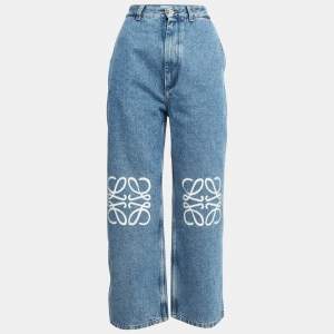 Loewe Blue Denim Anagram Baggy Jeans L Waist 30"
