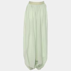 Loewe Green Cotton Harem Trousers M
