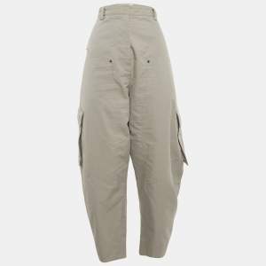 Loewe Grey Gabardine Cargo Pants L
