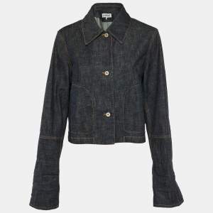 Loewe Navy Blue Denim Workwear Jacket L