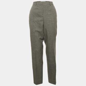 Loewe Grey Wool Tailored Trousers L