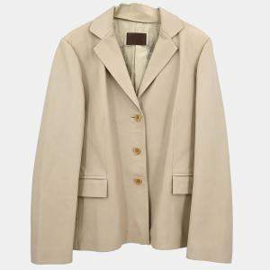 مملوكة مسبقًا Loewe Single Breasted Jacket Beige C.I.F.A Size XL