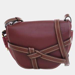 Loewe Burgundy Small Gate Crossbody