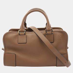 Loewe Brown Leather Amazona 28 Handbag