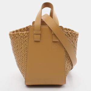 Loewe Brown Leather Hammock Compact Handbag