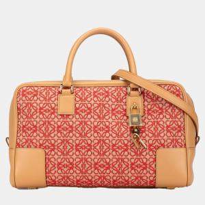 Loewe Red Canvas Amazona 28