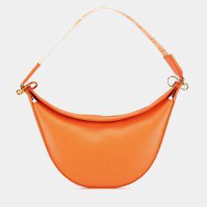 Loewe Orange Small Leather Luna Hobo