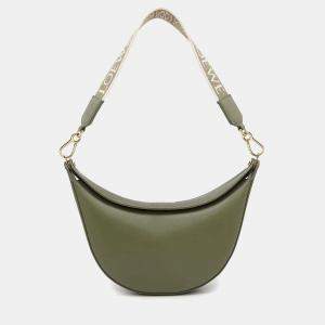 Loewe Green Leather Luna One Small Shoulder Bag 