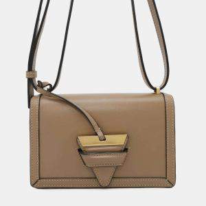 Loewe Beige Leather Barcelona Mini Shoulder Bag