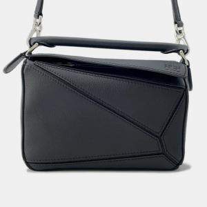 Loewe Puzzle Bag Black Leather Size Mini