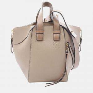 Loewe Beige Soft Grained Calfskin Compact Hammock Bag