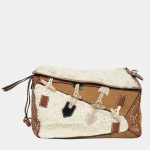 Pre Owned XL Puzzle Studded Shoulder Bag