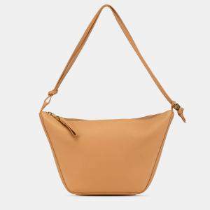Pre Owned Loewe Brown Mini Leather Hammock Hobo