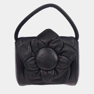 Pre Owned Loewe Navy Leather Handbag